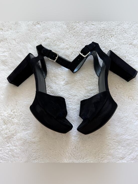 Stuart Weitzman Shoes - Stuart Weitzman women suede high heel sandals size 8.5 US